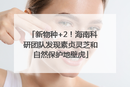 新物种+2！海南科研团队发现素贞灵芝和自然保护地壁虎